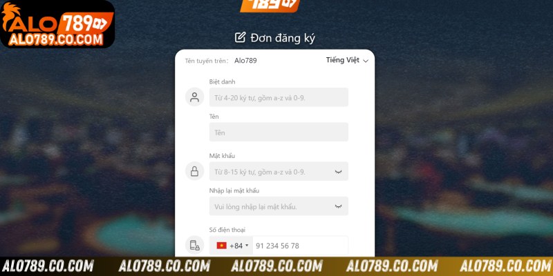 Hướng dẫn cách đăng ký Alo789 đầy đủ nhất 2025